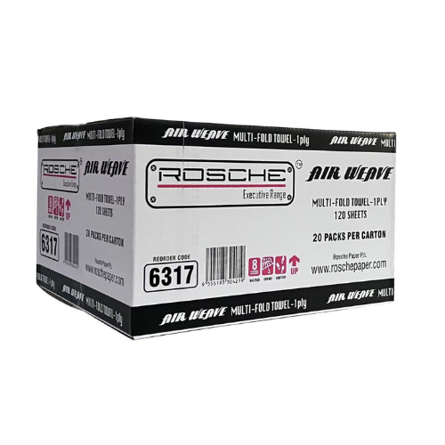 Rosche Multifold 30gsm 120's T.A.D Ctn/ 20 unit