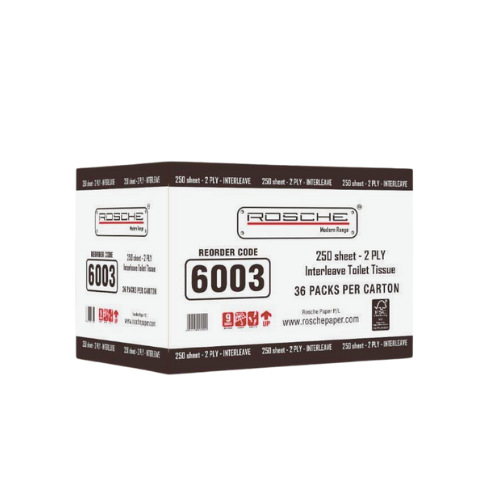 Rosche Interleave Tissue 2ply 250's Ctn/ 36 unit